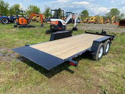 NEW 2024 CROSS COUNTRY 6HD18TD 18FT. TAGALONG TRAILER VN:643112 equipped with 6 ton capacity, tilt