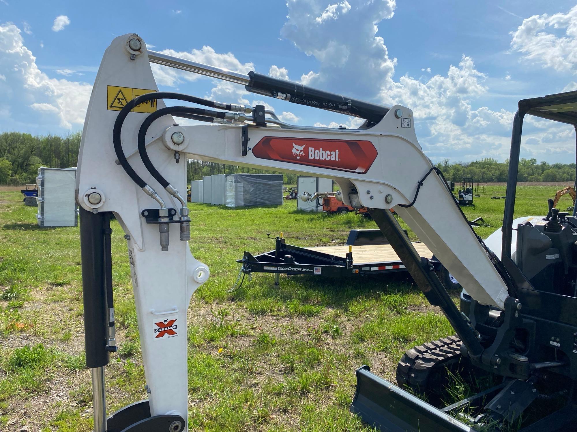 2023 BOBCAT E35i HYDRAULIC EXCAVATOR SN-15133 powered by diesel engine, equipped with OROPS, front