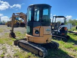2012 CASE CX36B HYDRAULIC EXCAVATOR SN:NDTN64313 powered by Yanmar diesel engine, equipped with Cab,