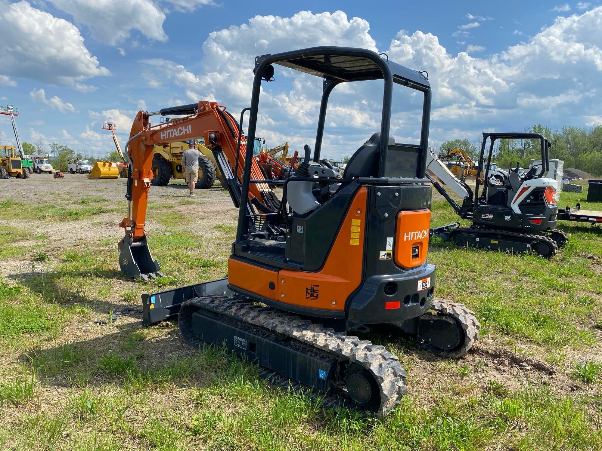 2023 HITACHI ZX35U-5N...HYDRAULIC EXCAVATOR SN-01546 powered by diesel engine, equipped with OROPS,