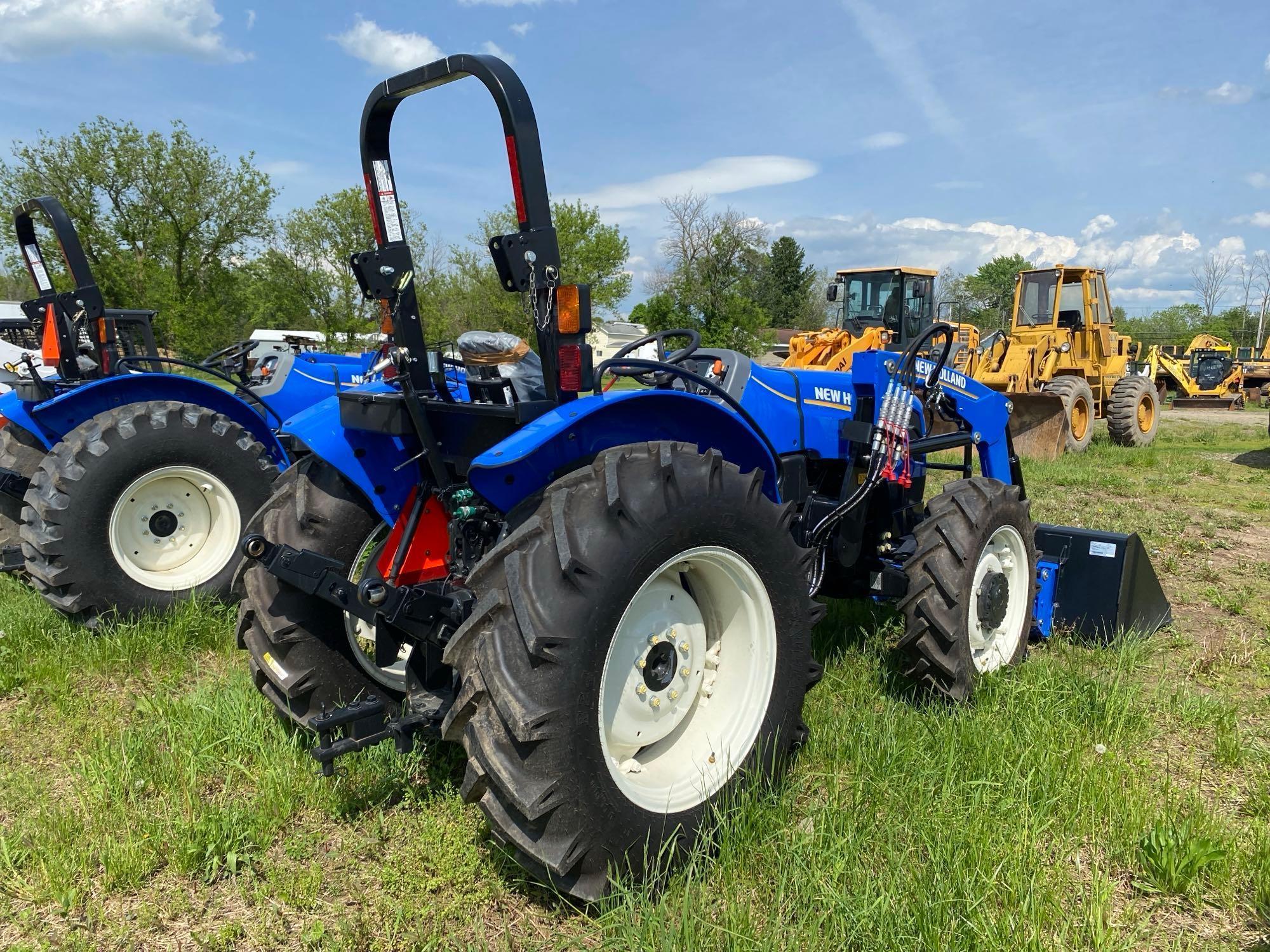 NEW UNUSED NEW HOLLAND WORKMASTER 70 TRACTOR LOADER 4x4, SN-50975 powered by diesel engine, equipped