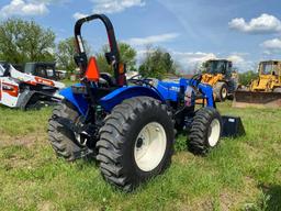 NEW UNUSED...HOLLAND WORKMASTER 50 TRACTOR LOADER 4x4, SN-609118 powered by diesel engine, equipped