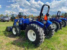 NEW UNUSED...HOLLAND WORKMASTER 50 TRACTOR LOADER 4x4, SN-609118 powered by diesel engine, equipped