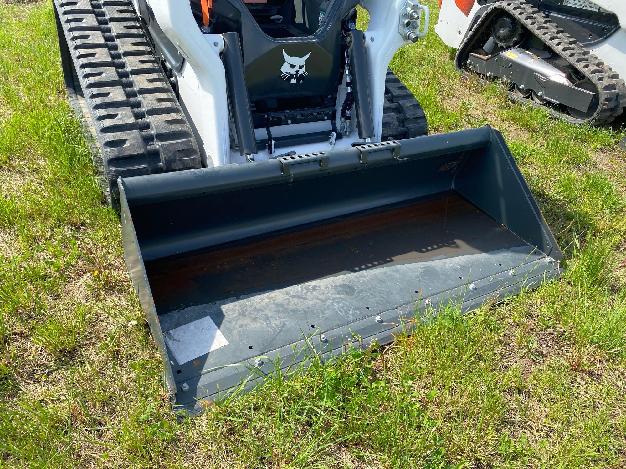 2023 BOBCAT T76 RUBBER TRACKED SKID STEER SN-26127 powered by diesel engine, equipped with rollcage,