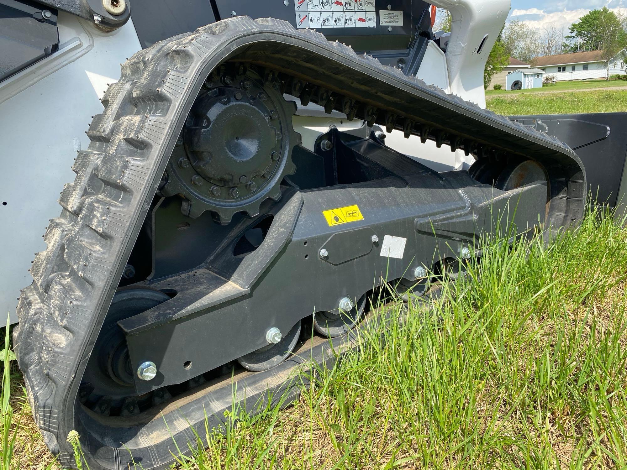 2023 BOBCAT T76 RUBBER TRACKED SKID STEER SN-26127 powered by diesel engine, equipped with rollcage,