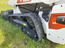 2023 BOBCAT T64 RUBBER TRACKED SKID STEER SN-19207 powered by diesel engine, equipped with rollcage,