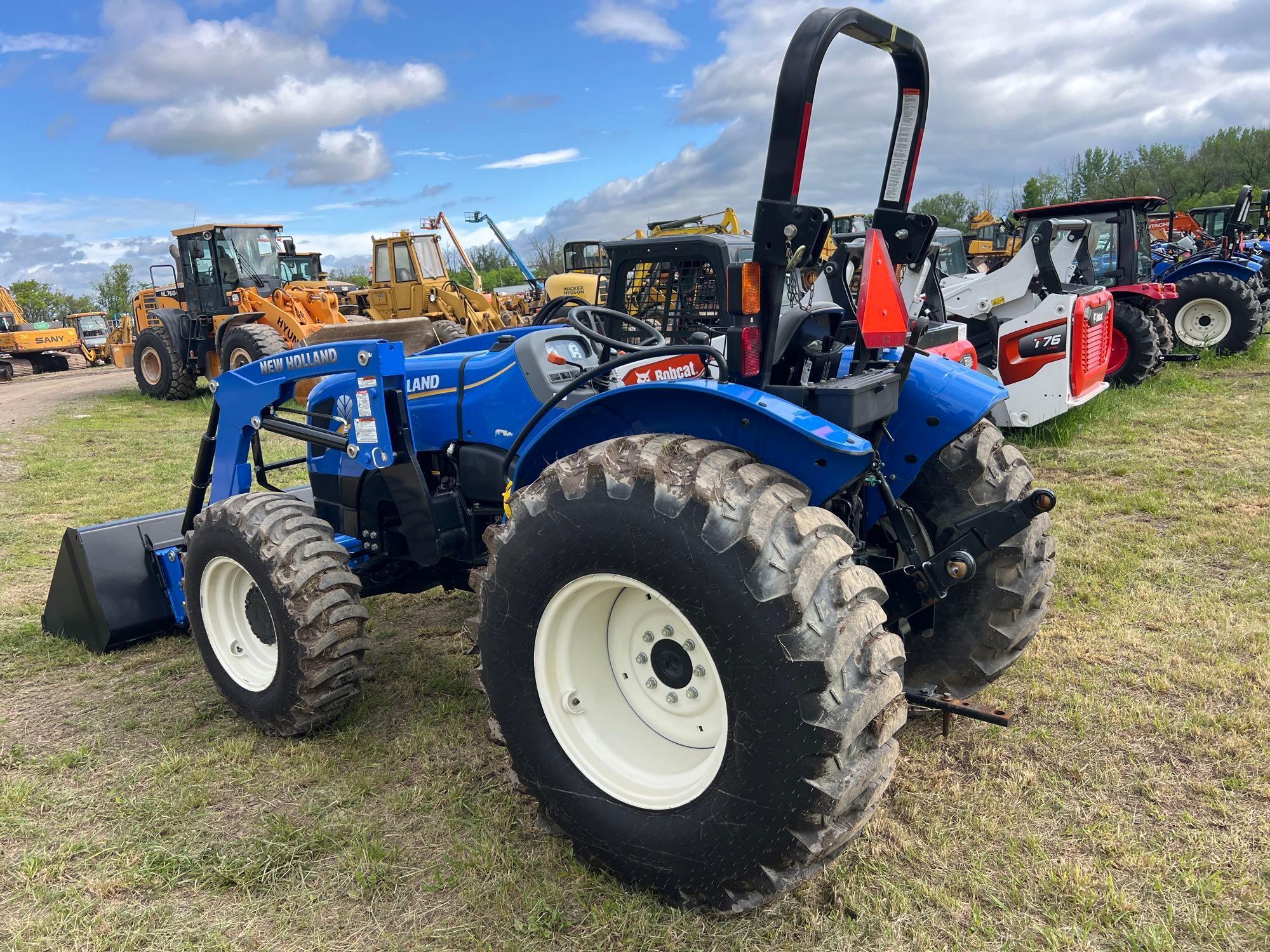 NEW NEW HOLLAND...WORKMASTER...50 TRACTOR LOADER SN; NH5611773 4x4, powered by diesel engine, equipp