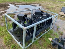 NEW GREATBEAR 72IN. HYDRAULIC ROCK GRAPPLE BUCKET SKID STEER ATTACHMENT