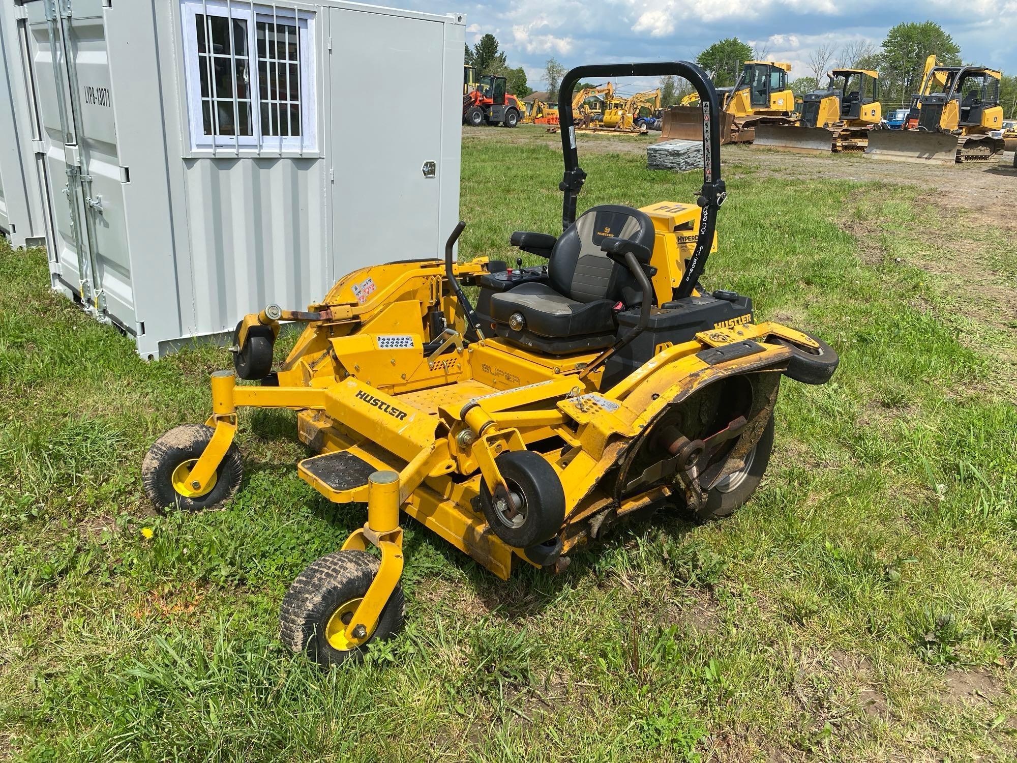 HUSTLER SUPER 104 COMMERCIAL MOWER SN:20030910 powered by Kawasaki gas engine, equipped with ROPS,