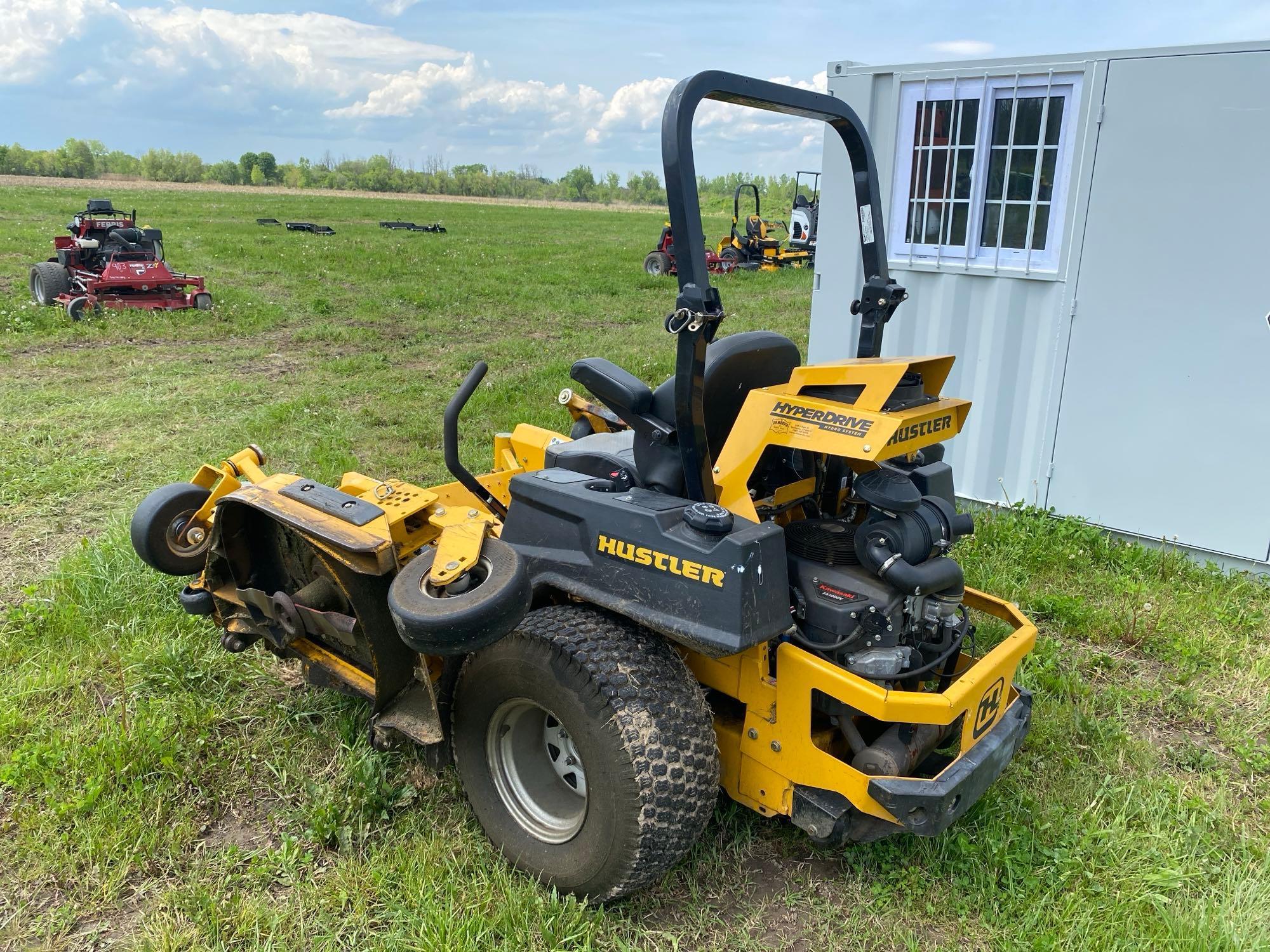 HUSTLER SUPER 104 COMMERCIAL MOWER SN:20030910 powered by Kawasaki gas engine, equipped with ROPS,