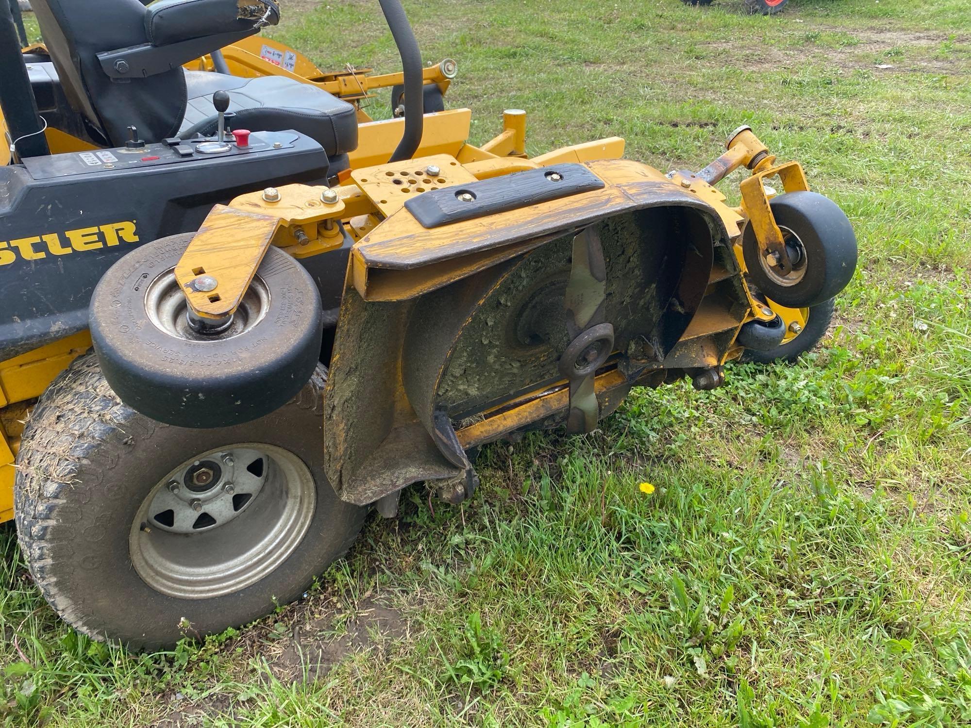 HUSTLER SUPER 104 COMMERCIAL MOWER SN:20030910 powered by Kawasaki gas engine, equipped with ROPS,