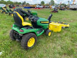 JOHN DEERE X534 LAWN & GARDEN TRACTOR SN-30286 powered by gas engine, equipped with hydrostatic, all
