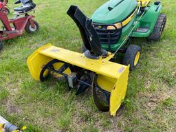 JOHN DEERE X534 LAWN & GARDEN TRACTOR SN-30286 powered by gas engine, equipped with hydrostatic, all