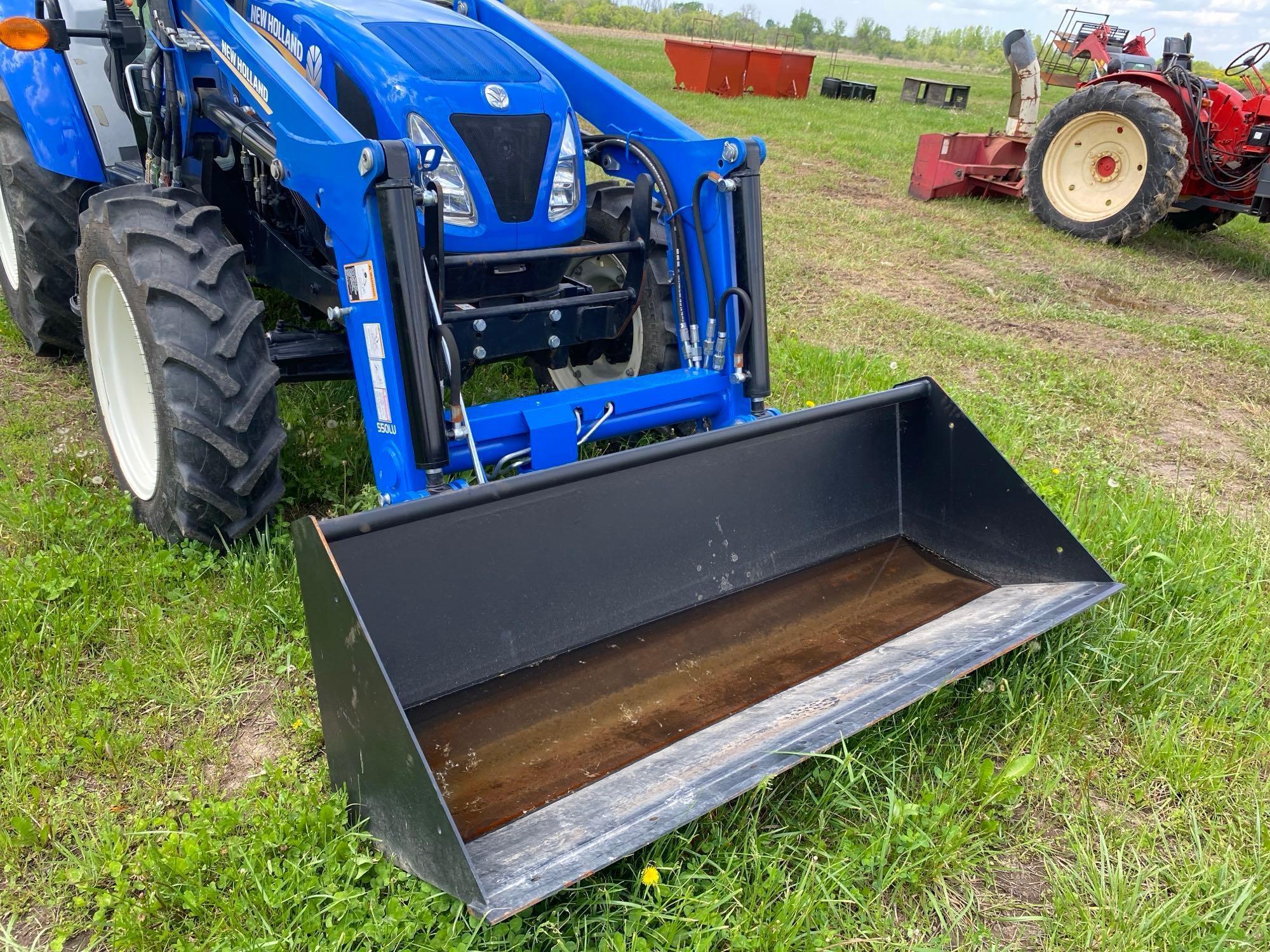 2022 NEW HOLLAND WORKMASTER 75 TRACTOR LOADER... SN-03705... 4x4, powered by diesel engine, equipped