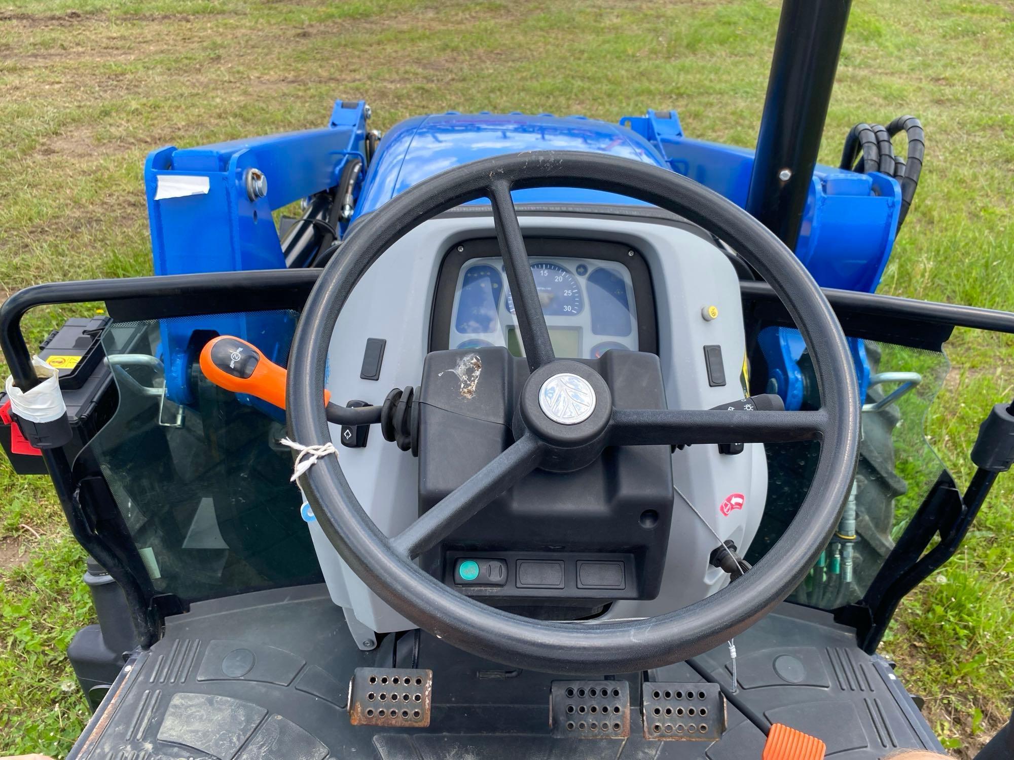 2022 NEW HOLLAND WORKMASTER 75 TRACTOR LOADER... SN-03705... 4x4, powered by diesel engine, equipped