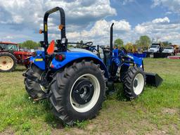 2022 NEW HOLLAND WORKMASTER 75 TRACTOR LOADER... SN-03705... 4x4, powered by diesel engine, equipped