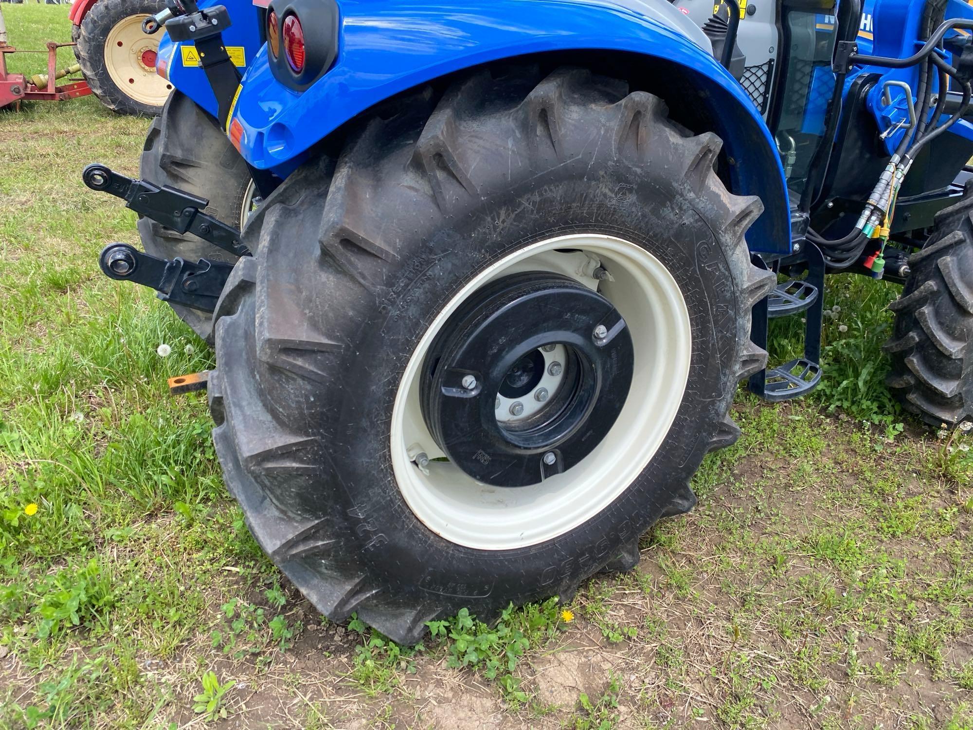 2022 NEW HOLLAND WORKMASTER 75 TRACTOR LOADER... SN-03705... 4x4, powered by diesel engine, equipped