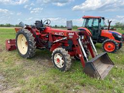 BELARUS 420A UTILITY TRACTOR SN:463315 4x4, powered by diesel engine, equipped with ROPS, Allied 394