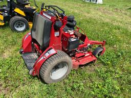 FERRIS SRS2 COMMERCIAL MOWER SN:3699 powered by gas engine, equipped with 52in. Cutting deck, zero