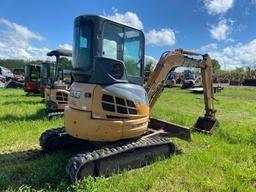 2012 CASE CX36B HYDRAULIC EXCAVATOR SN:NDTN63915 powered by Yanmar diesel engine, equipped with Cab,