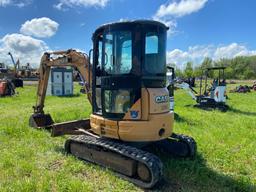 2012 CASE CX36B HYDRAULIC EXCAVATOR SN:NDTN63915 powered by Yanmar diesel engine, equipped with Cab,