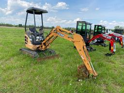 2015 CASE CX17B HYDRAULIC EXCAVATOR SN:NETN16677 powered by diesel engine, equipped with OROPS,