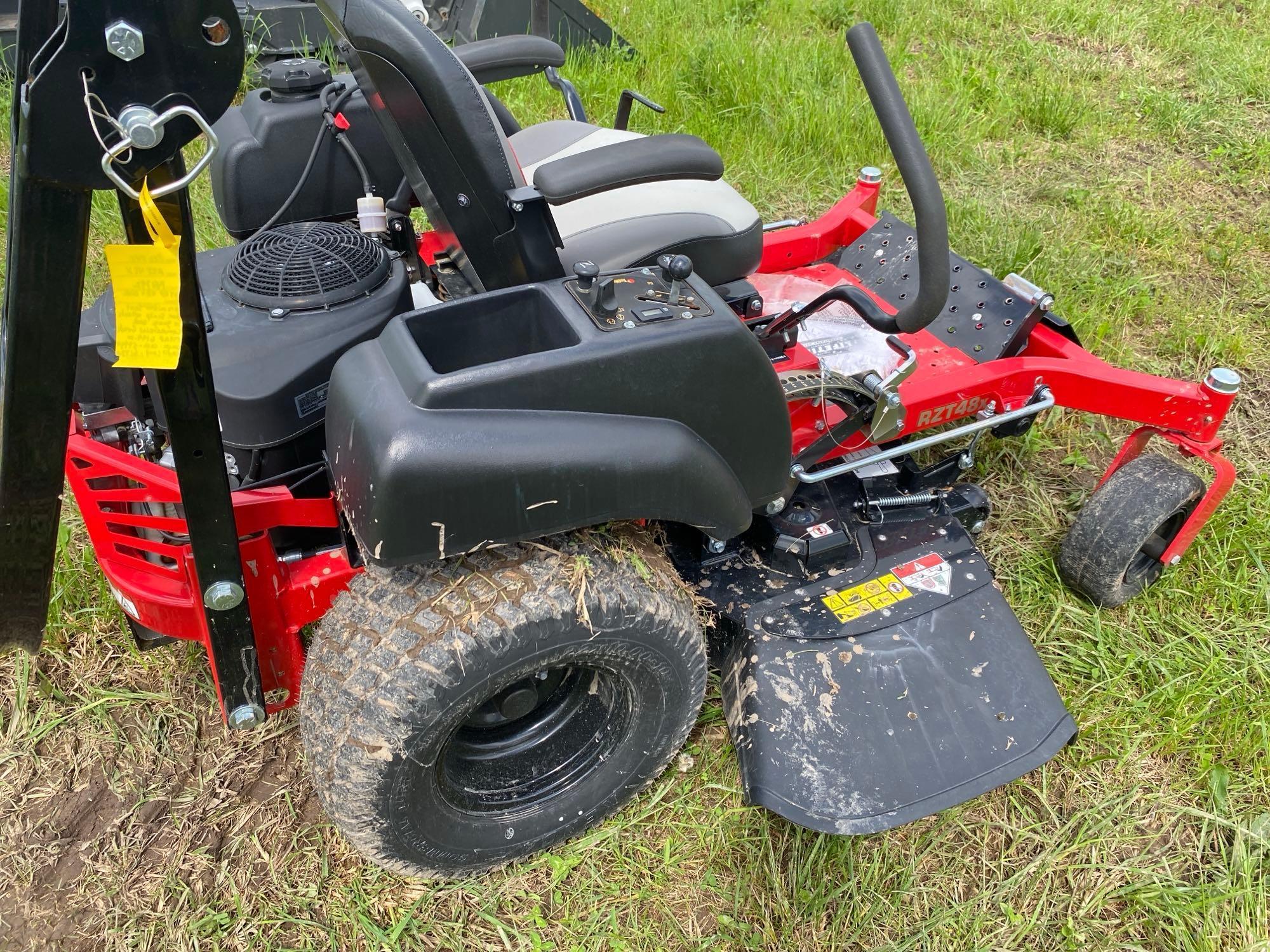 UNUSED REDMAX RTZ48X COMMERCIAL MOWER SN-001458 powered by Kawasaki gas engine, equipped with 48in.