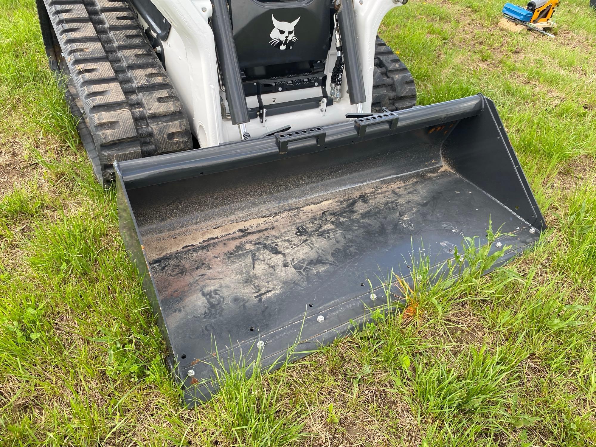 2023 BOBCAT T76 RUBBER TRACKED SKID STEER SN-26133 powered by diesel engine, equipped with rollcage,