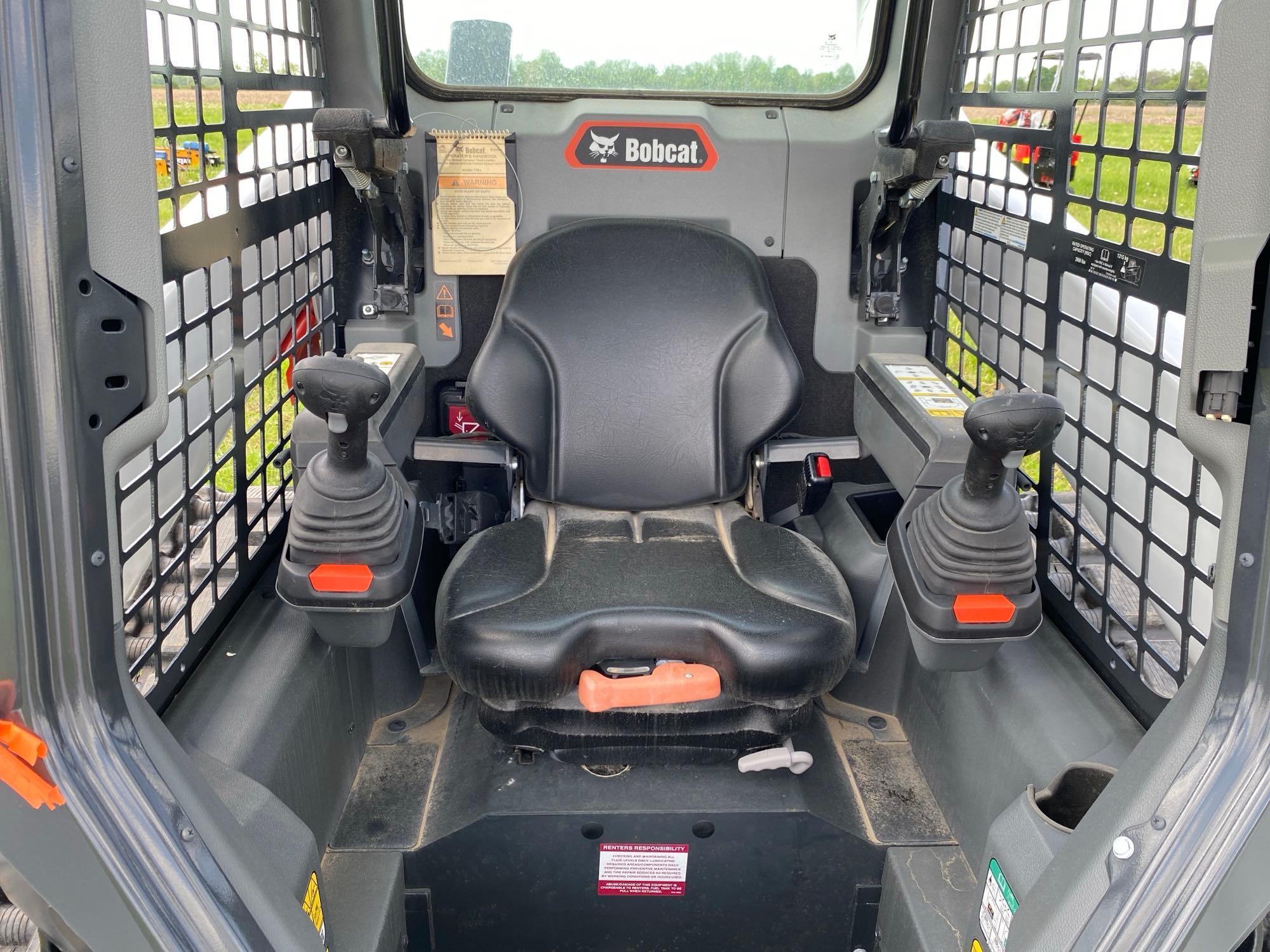 2023 BOBCAT T76 RUBBER TRACKED SKID STEER SN-26133 powered by diesel engine, equipped with rollcage,