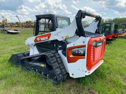 2023 BOBCAT T76 RUBBER TRACKED SKID STEER SN-26133 powered by diesel engine, equipped with rollcage,