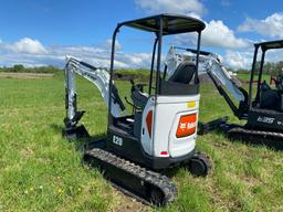 2020 BOBCAT E20 HYDRAULIC EXCAVATOR SN:B3BL18158 powered by diesel engine, equipped with OROPS,