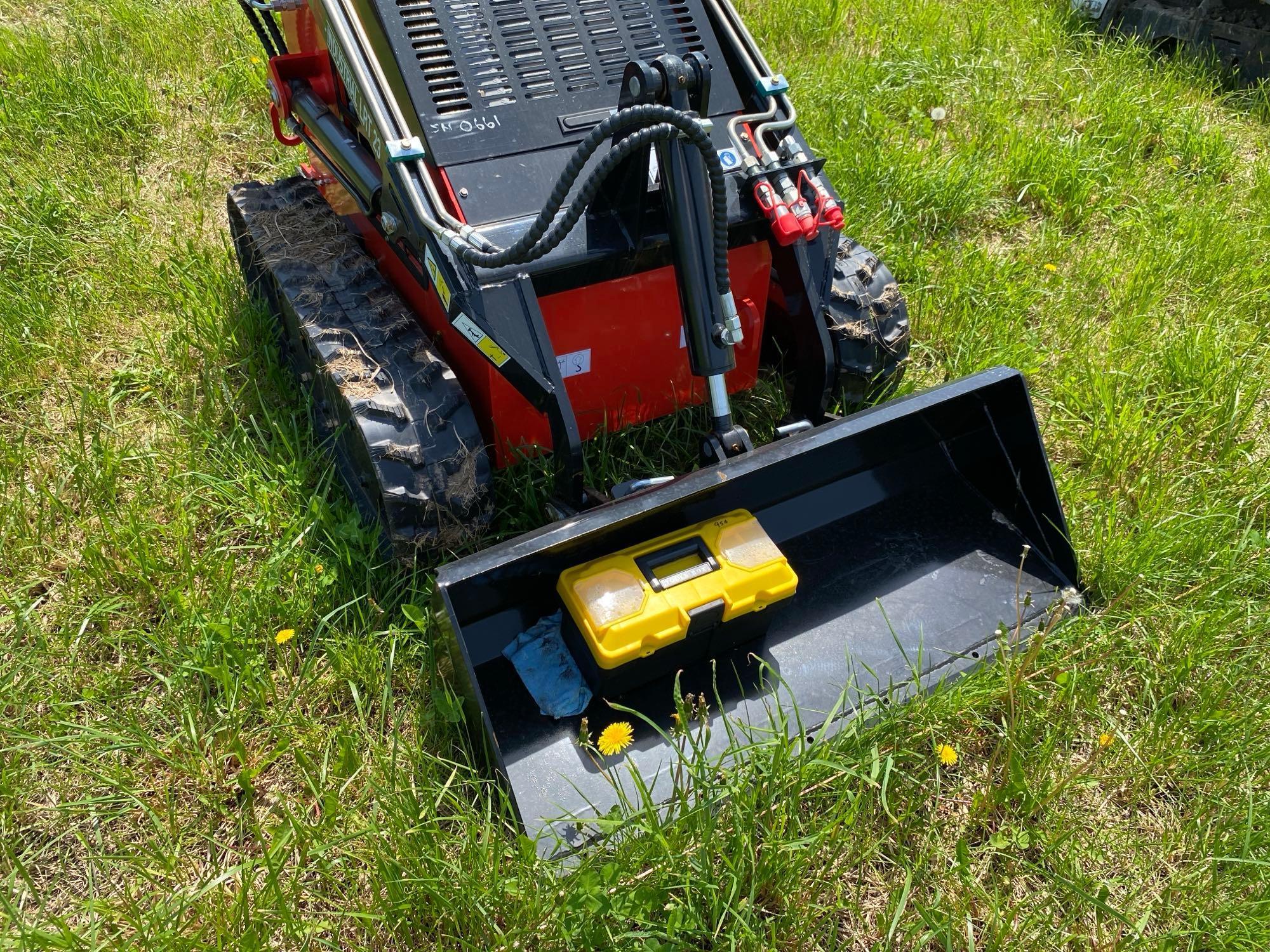 NEW AGROTK LRT23 MINI TRACK LOADER... SN-0661 powered by Briggs & Stratton gas engine, 23HP, rubber