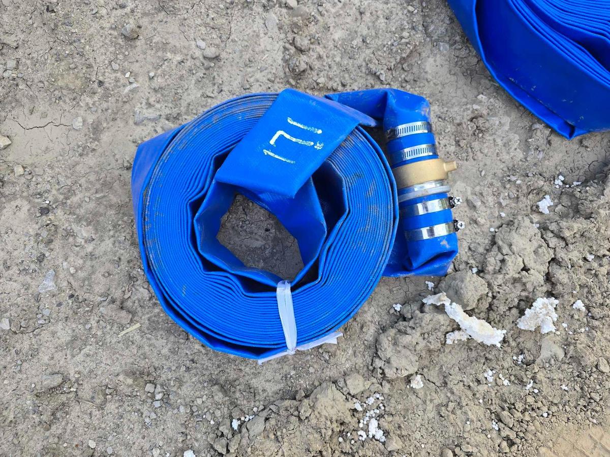 NEW 2IN. X 50FT. DISCHARGE WATER HOSE NEW SUPPORT EQUIPMENT