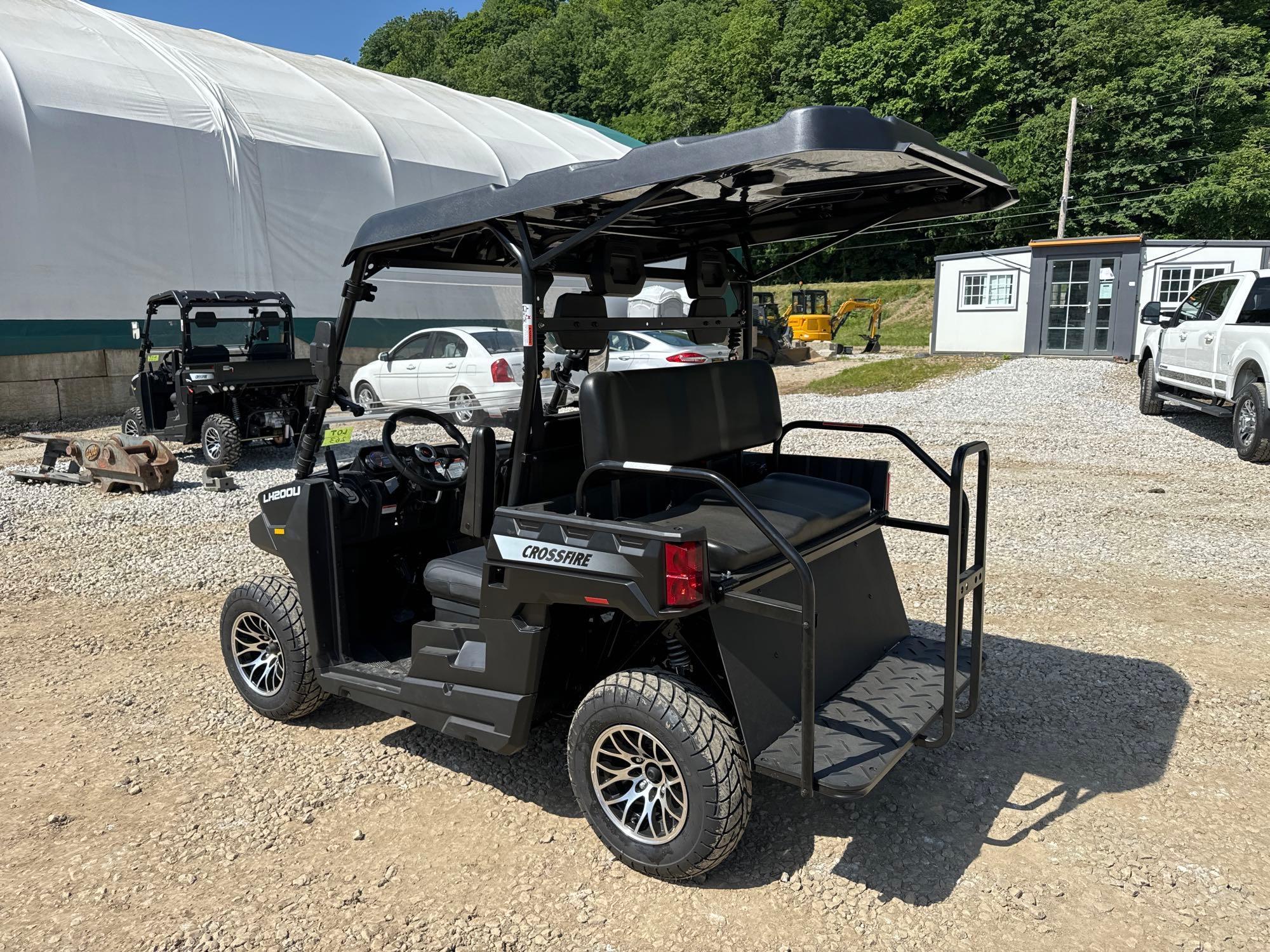 NEW UNUSED CROSSFIRE LH200U UTILITY VEHICLE powered by 177CC EFI gas engine, equipped with ROPS,