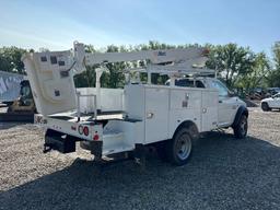 2016 DODGE 4500 BUCKET TRUCK VN:112003 powered by 6.4L Hemi gas engine, equipped with Allison