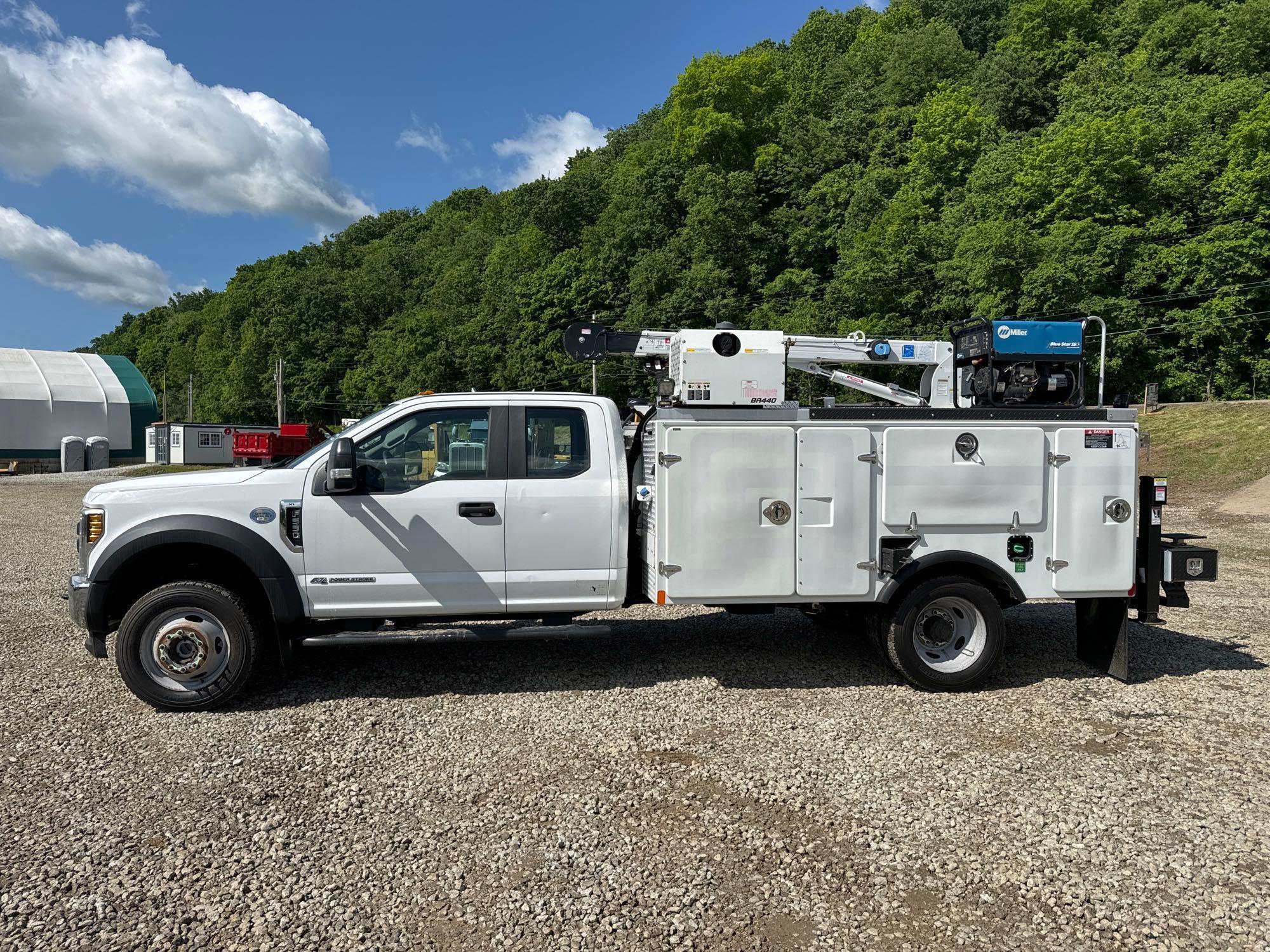 2019 FORD F550 SERVICE TRUCK VN:D97120 4x4, powered by Power stroke 6.7L V8 turbo diesel engine,