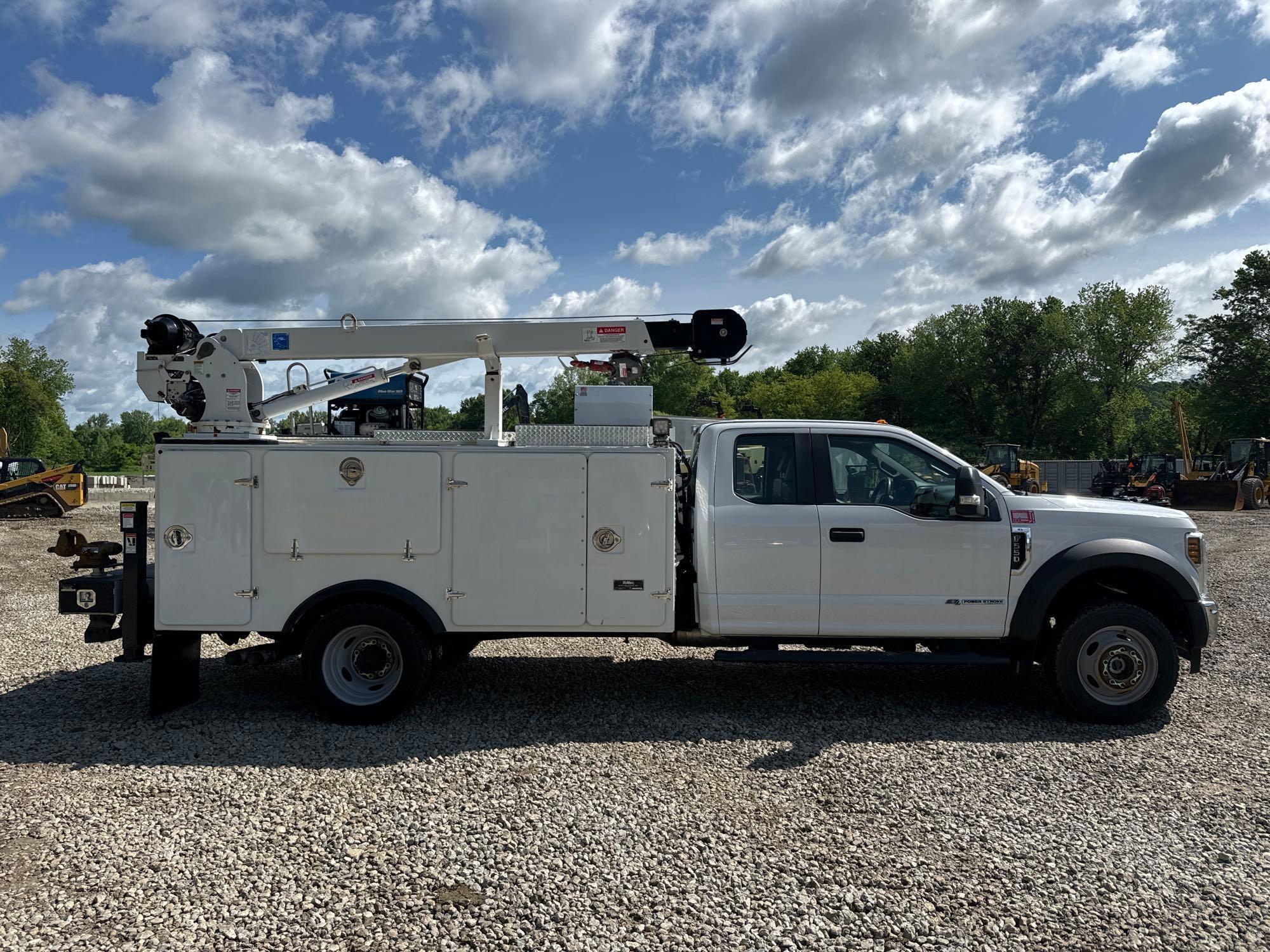 2019 FORD F550 SERVICE TRUCK VN:D97120 4x4, powered by Power stroke 6.7L V8 turbo diesel engine,