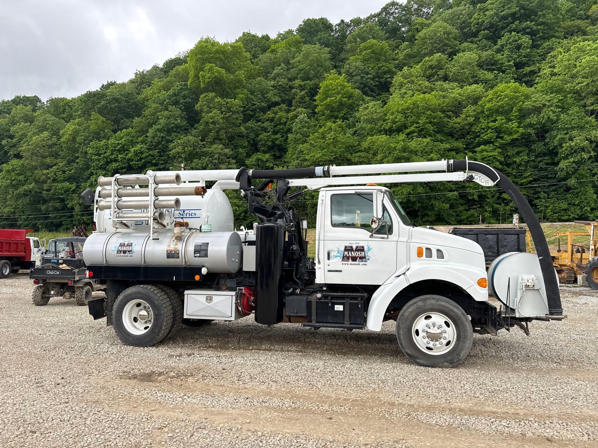 2002 STERLING VACUUM TRUCK VN:K26564...powered by Cat diesel engine, equipped with Allison automatic