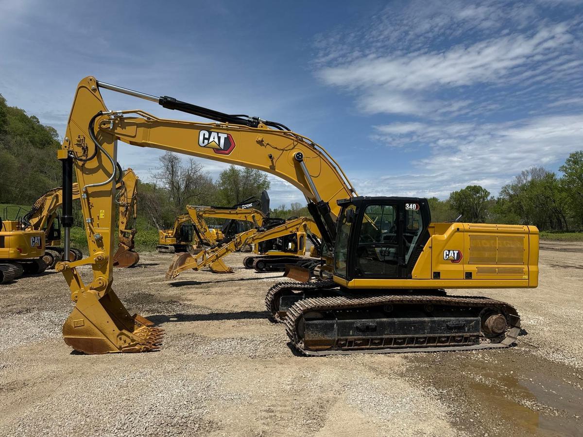 2023 CAT 340 HYDRAULIC EXCAVATOR SN 10230 powered by Cat diesel engine, equipped with Cab, air,