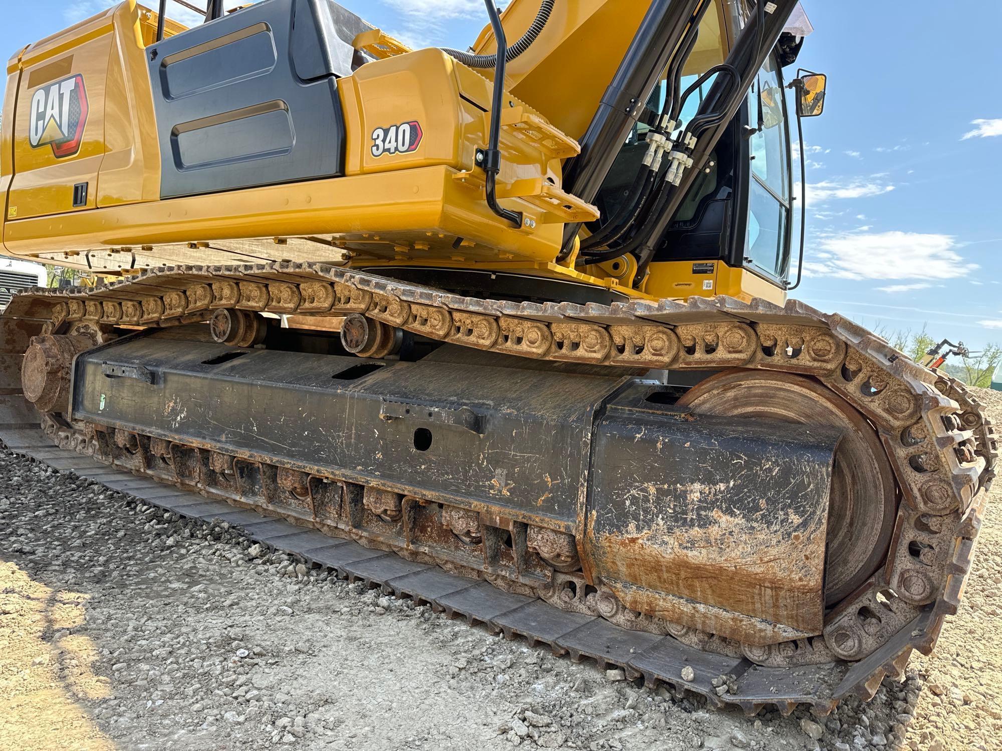 2023 CAT 340 HYDRAULIC EXCAVATOR SN 10230 powered by Cat diesel engine, equipped with Cab, air,