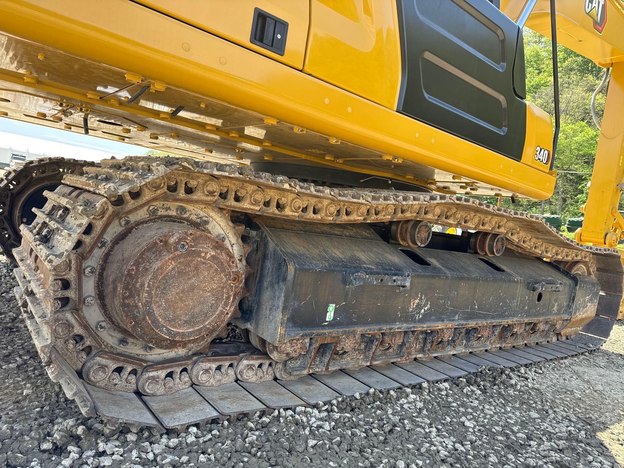 2023 CAT 340 HYDRAULIC EXCAVATOR SN 10230 powered by Cat diesel engine, equipped with Cab, air,