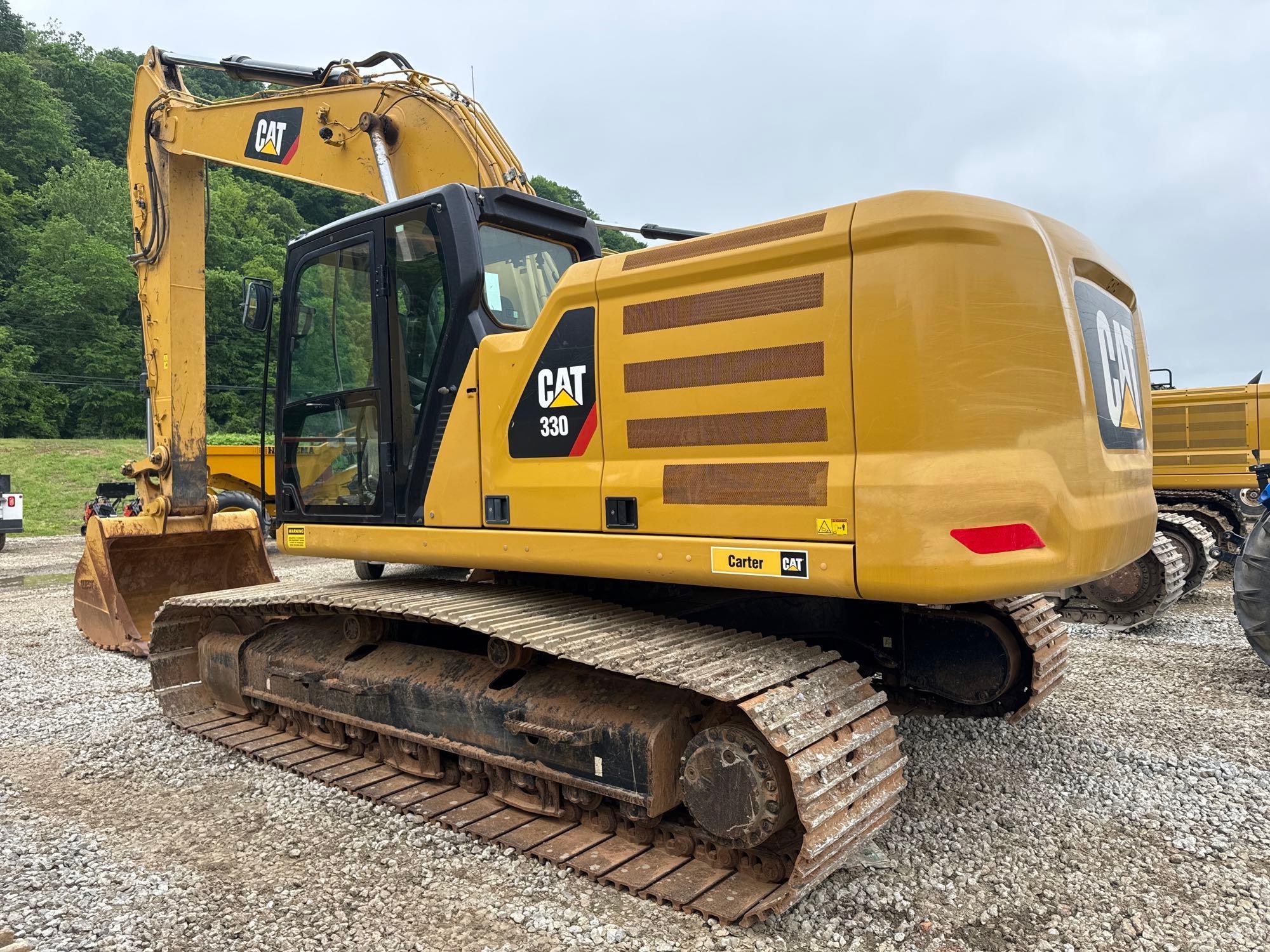 2019 CAT 330 HYDRAULIC EXCAVATOR SN:LHW00970 powered by Cat diesel engine, equipped with Cab, air,