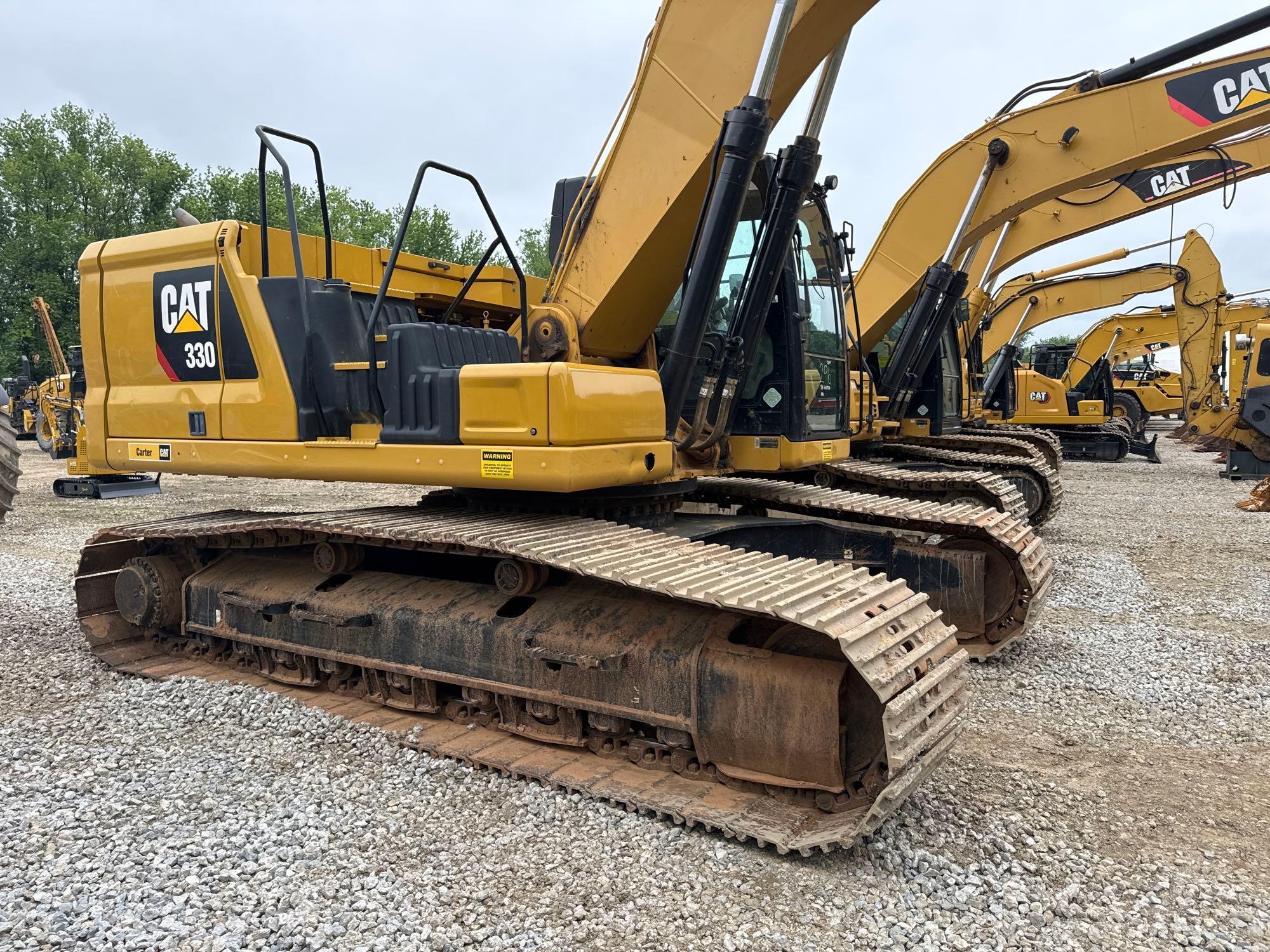 2019 CAT 330 HYDRAULIC EXCAVATOR SN:LHW00970 powered by Cat diesel engine, equipped with Cab, air,