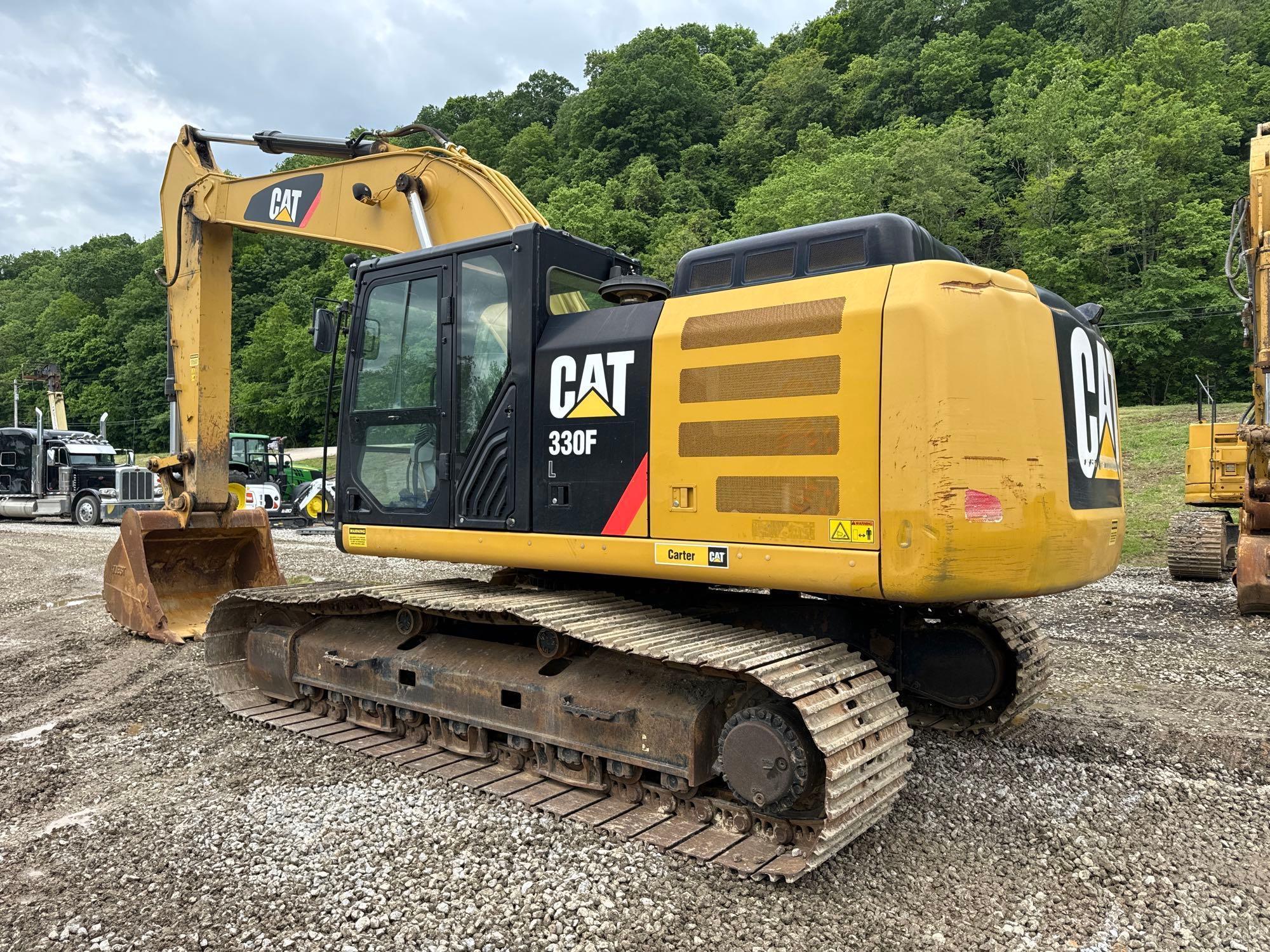 2017 CAT 330FL HYDRAULIC EXCAVATOR SN:MBX10466 powered by Cat C7.1 diesel engine, equipped with Cab,