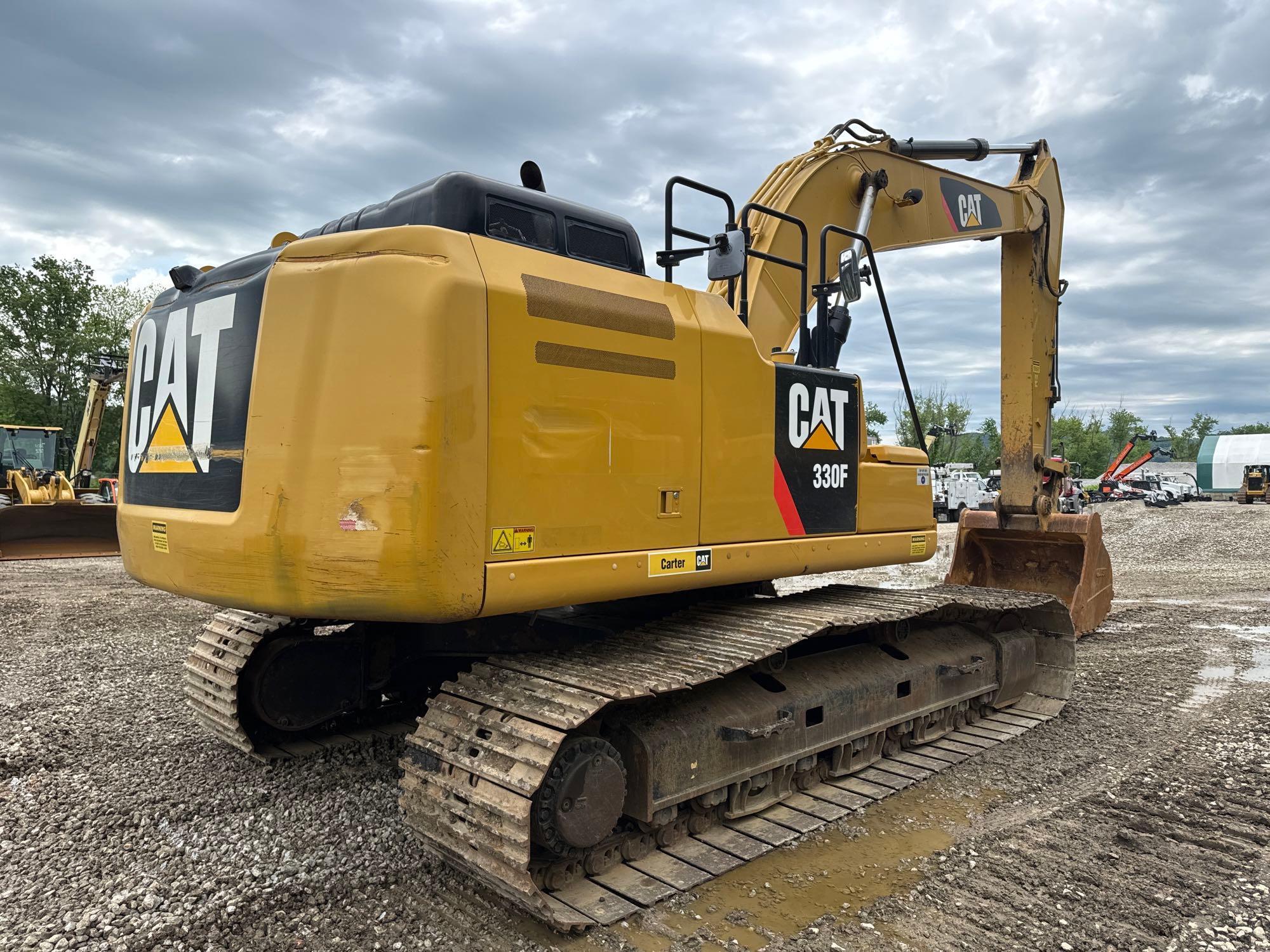 2017 CAT 330FL HYDRAULIC EXCAVATOR SN:MBX10466 powered by Cat C7.1 diesel engine, equipped with Cab,