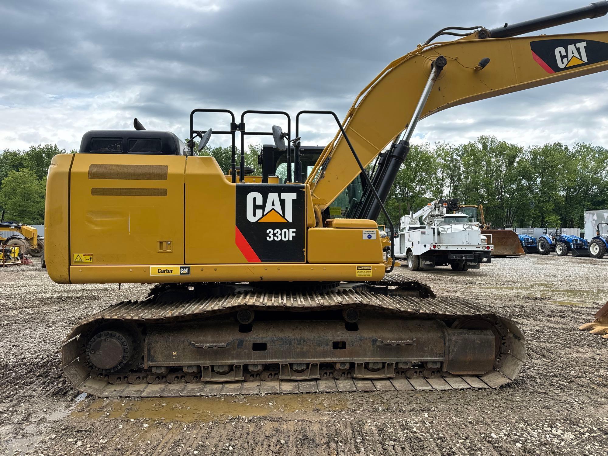 2017 CAT 330FL HYDRAULIC EXCAVATOR SN:MBX10466 powered by Cat C7.1 diesel engine, equipped with Cab,