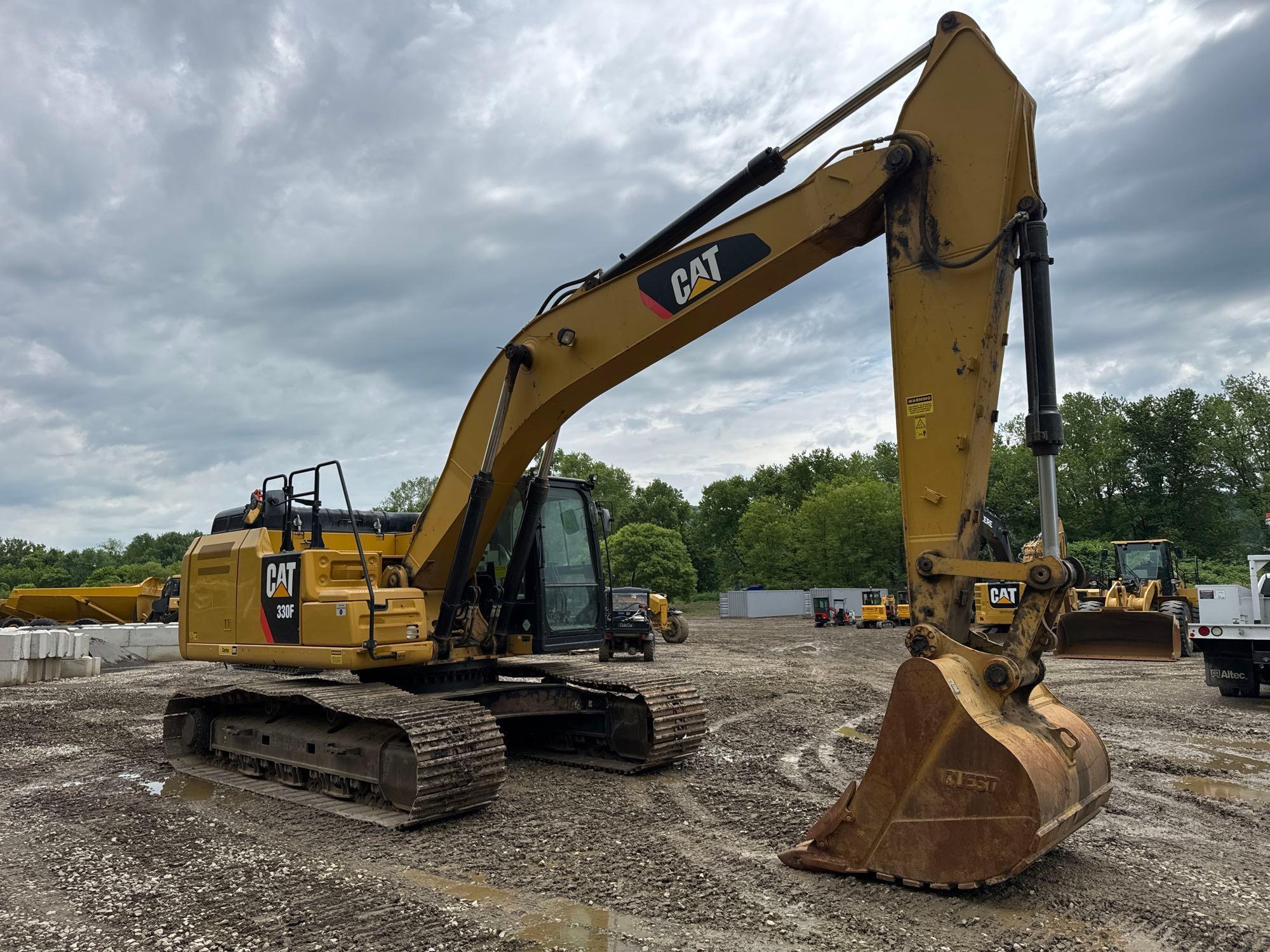 2017 CAT 330FL HYDRAULIC EXCAVATOR SN:MBX10466 powered by Cat C7.1 diesel engine, equipped with Cab,