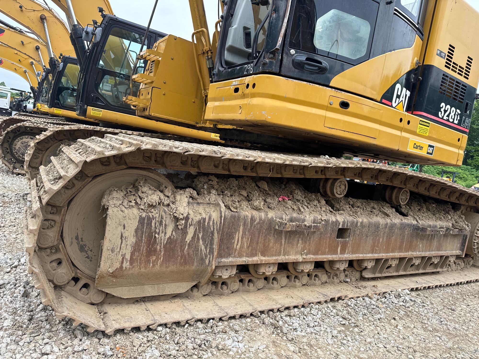 CAT 328D HYDRAULIC EXCAVATOR SN:GTN00188 powered by Cat C7 diesel engine, equipped with Cab, air,