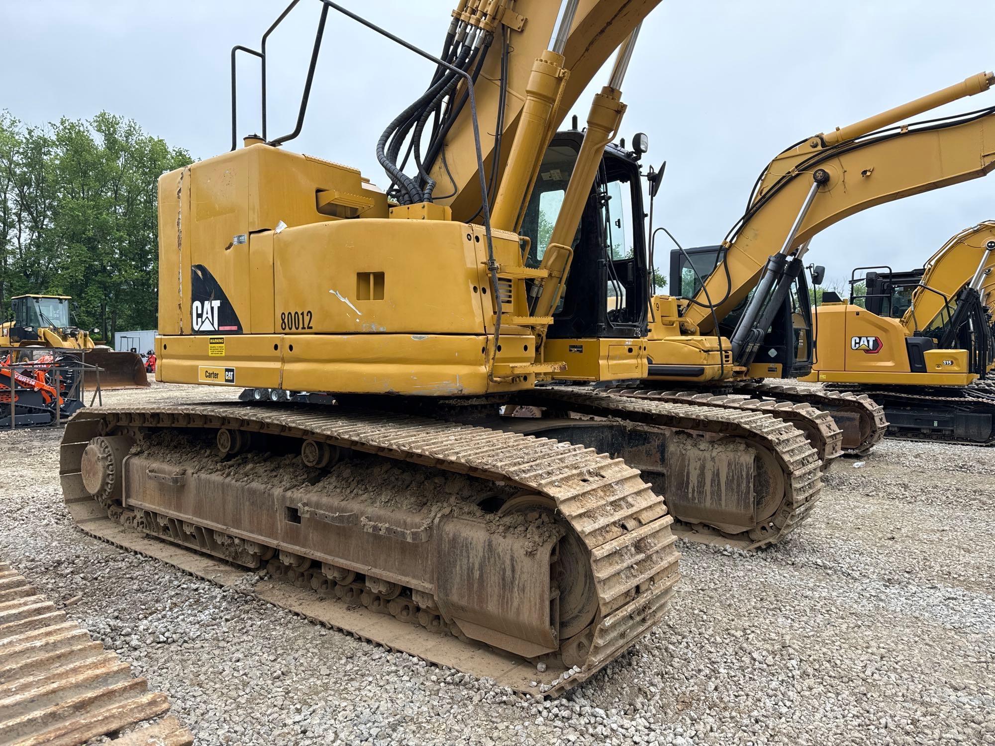 CAT 328D HYDRAULIC EXCAVATOR SN:GTN00188 powered by Cat C7 diesel engine, equipped with Cab, air,