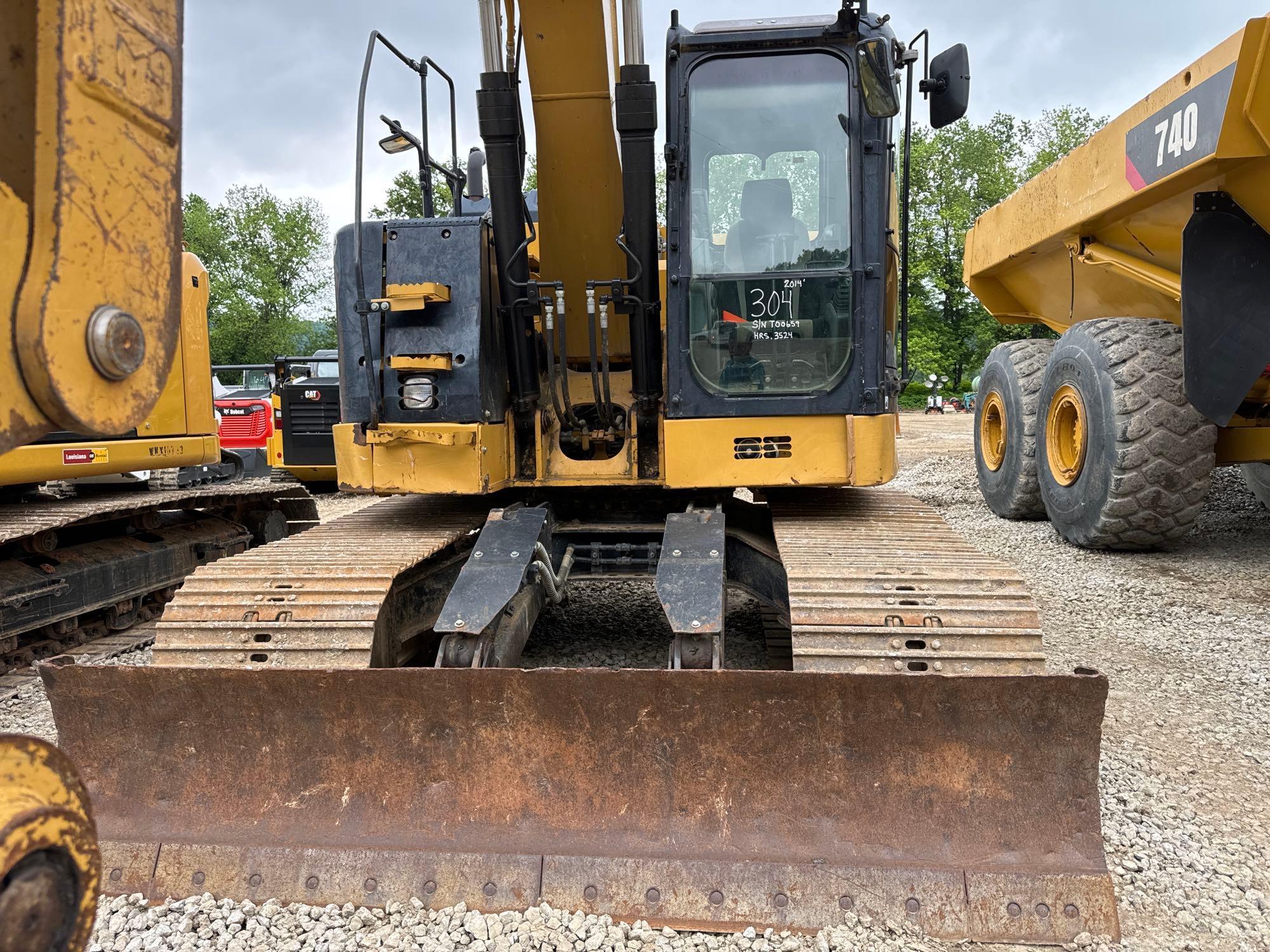 2014 CAT 314EL CR HYDRAULIC EXCAVATOR SN:ZJT00659 powered by Cat diesel engine, equipped with Cab,